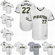 2017 Memorial Day Pittsburgh Pirates San Diego Padres custom Majestic Baseball Jerseys Stitched Logo And Name Size:S-4XL