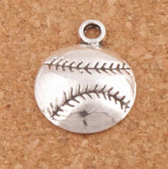 Baseball Sports Charms Pendants 200pcs/lot Antique Silver Jewelry Diy L286 14.5x18 Mm Jewelry Findings Components