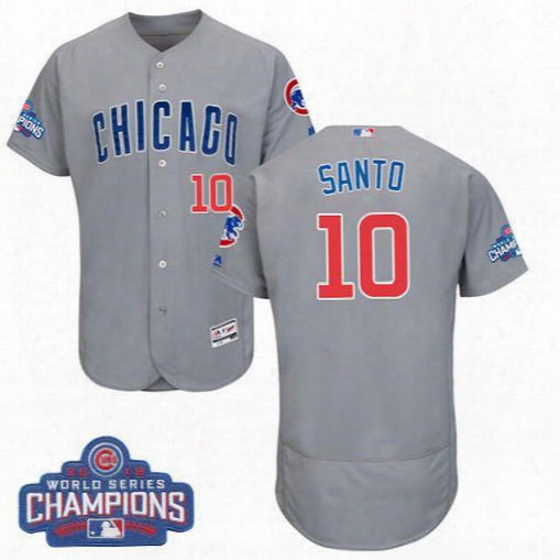 In Stock Chicago Cubs Champions Jersey #8 Andre Dawson #9 Javier Baez #10 Ron Santo Baseball Jerseys With The Lowest Price