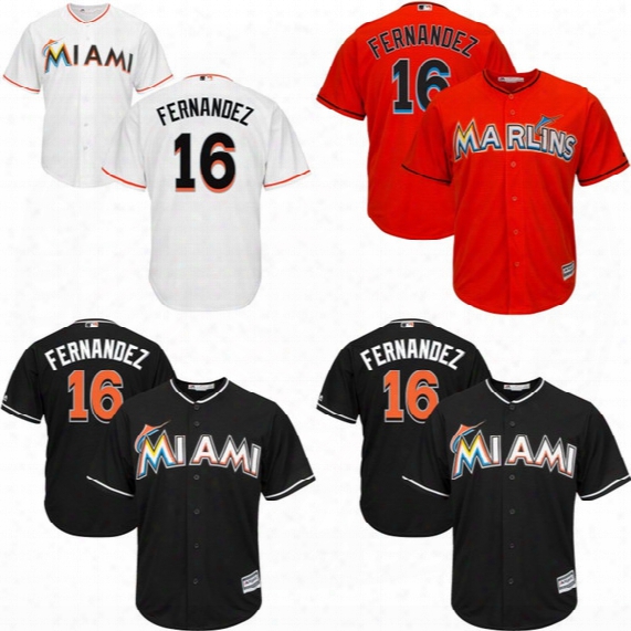 Mlb Jersey Marlins Black Jose Fernandez Jersey, Miami Marlins Men&#039;s 100% Stitched Embroidery Logos Baseball Jerseys Wholesale Mix Order