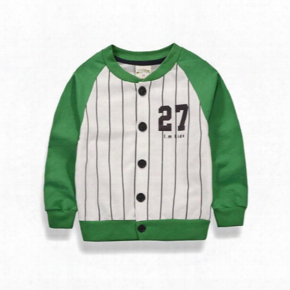 2017 Spring And Autumn Children&#039;s Clothing New Female Baby Sweater Children Coat Boy Jacket Cotton Cardigan Baseball Service