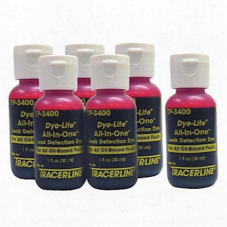 Dye-lite All-in-one Full Spectrum Oil Dye, 6 Pack, 1 Oz.