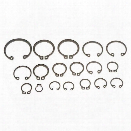 External Retaining Ring Assortment - 1/4 In.-1 In. (6.3mm-25.4mm)