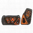 Tuner Tri-Glo Pedal Set, Orange 2 Piece