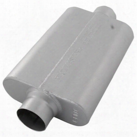 Flowmaster Inc. 50 Series Race Muffler 409s - 2.50 Center In / 2.50 Center Out -aggressive Sound - 8325508