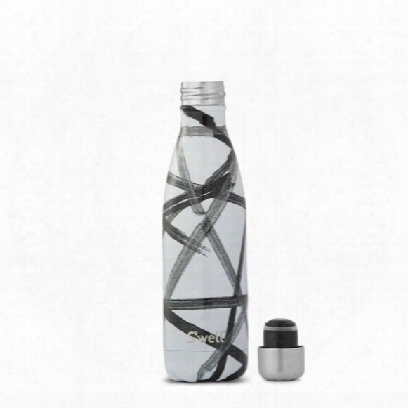 Black Ribbon Water Bottle - 17 Oz