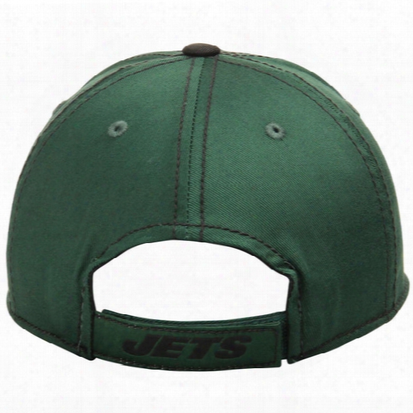 New York Jets Green Basic Contrast Adjustable Hat - Youth
