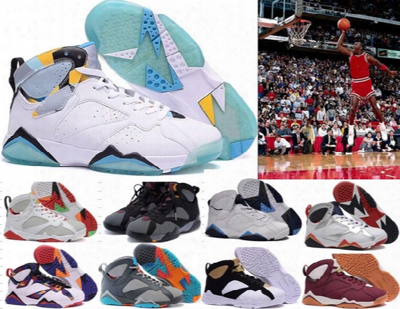 Cheap 7s Basketball Shoes Retro Vii 7 Bordeaux Graphiye Sneakers Women Men 7s Basketball Shoes Man 7s Sports Shoes Boots 4-5-6-8-10-11-12-13