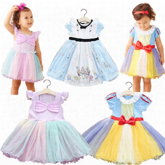 Children&#039;s Wear New Snow White Skirt Girl&#039;s Dress A Undertakes To Alice In Wonderland Halloween Costumes