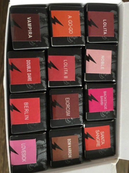 Exorcism Lip Gloss Lipstick 2017 New Color Matte Lip Gloss 6.6ml Lipgloss Makeup Colorful Free Shipping Dhl