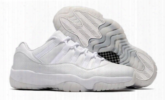Heiress Retro 11 Men Size Frost White Heiress Pure Platinum With Box Wholesale Basketball Shoes Fast Shipping