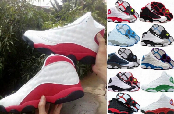 High Quality Oero Retro 13 Xiii Basketball Shoes Men Women Authentic Xiii Sneakers White And Red Retros Shoes 13s Xiii Sports Shoes With Box