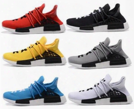 Wholesale Pharrell Williams X Nmd Human Race Nmd Wholesale Discount Basketball Shoes Free Shipping With Box Men And Women Sneakers Outdoors