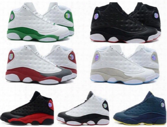 Wholesale Retro 13 Xxiii 13s Hologram Basketball Shoes Men 13s Sports Shoes (white/black/grey/teal) Outdoor 13s Sneakers 4-5-6-7-9-10-11-12