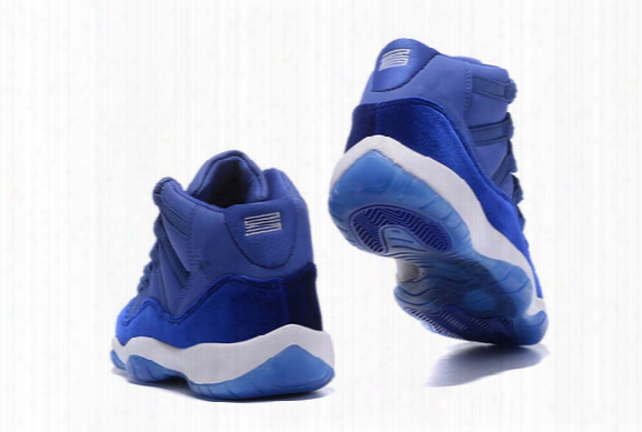 Wholesale Women Man Air Retro 11 Xi Blue Velvet Heiress Basketball Shoes Aa High Quality Sport Sneaker Footwear Free Shipping