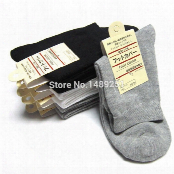 10 Pair/lot Men Basketball Socks Cotton Sport Socks Solid Tube Socks Cheap Wholesale From China