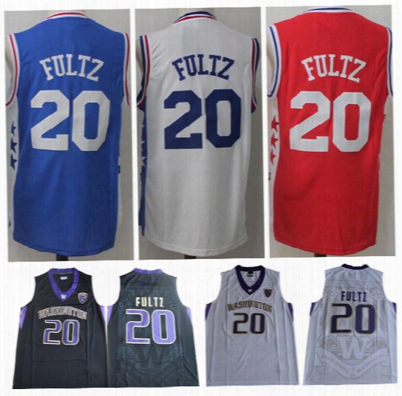 2017 Latest 20 Markelle Fultz Jersey Washington Huskies Basketball Markelle Fultz College Jerseys All Stitched Color Team Red Blue White