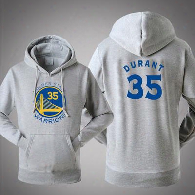 Hoodies Jacket Hooded Pullover Basketball Golden State Kevin Druant Warriors Curry Kd Hip Hop Streetwear Pure Cotton Sports Sweater