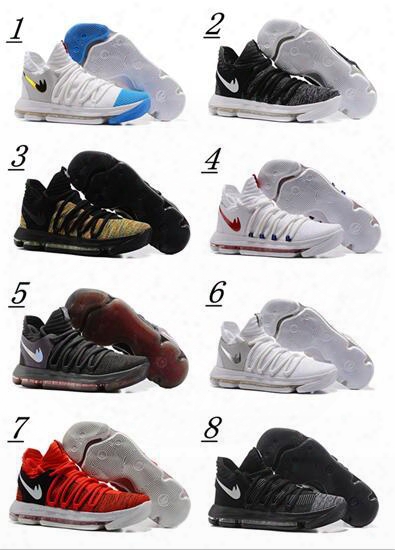 Wholesale 2017 Retro Durant 10 Men Basketball Shoes Kd 10 Sneakers Sports Shoes Online Wholesale Sales Us Size 7-12 Free Shipping