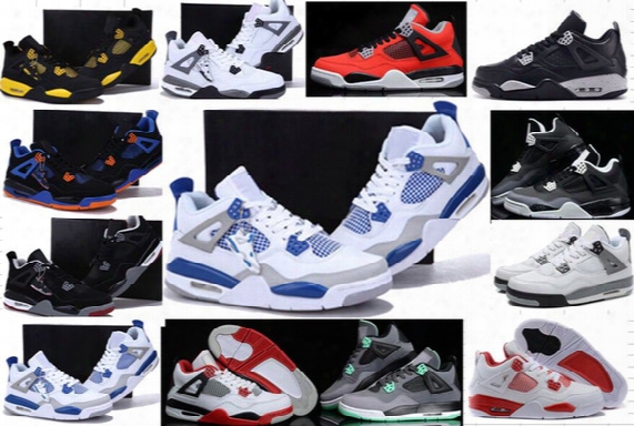 Wholesale Men Woman Retro 4-5-6-9-11-12-13 Basketball Shoes Cheap Man 4 Iv Boots Authentic Online For Sale Sneakers Men Woman 4s Sport Shoes