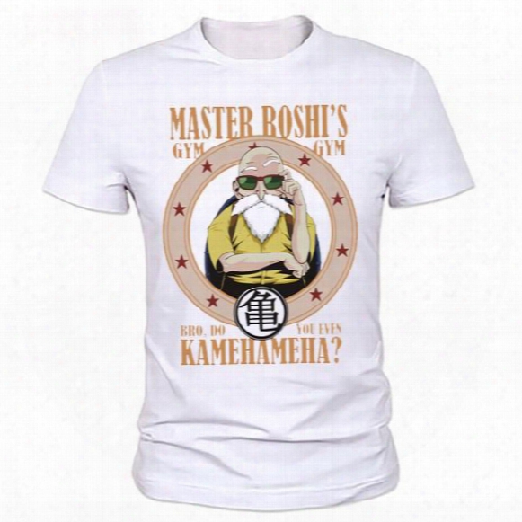 Wholesale- Turtle Fairy T-shirt Costume Gratuit Sipping T Shirt Anime Dragonball Z Dbz Symbole Goku Cosplay Costume Marque T-shirt