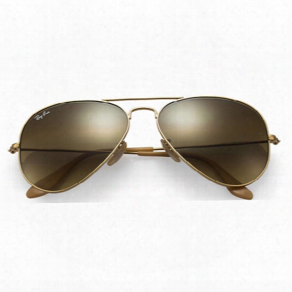 Aviator Gradient Sunglasses - Brown Gradient Lens