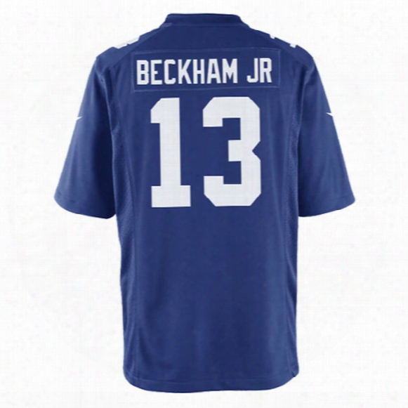 Nfl New York Giants Odell Beckham Team Color Game Jersey - Youth