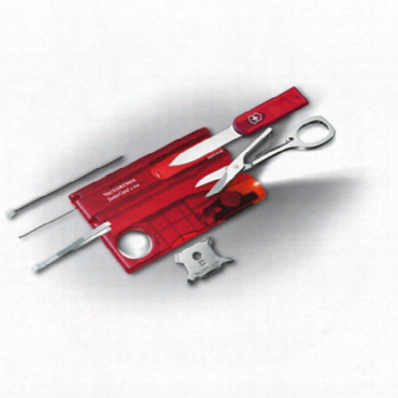 Swiss Card Lite Red Pocket Knife