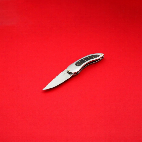 Carbonfiber 18k Gold Pins Knife