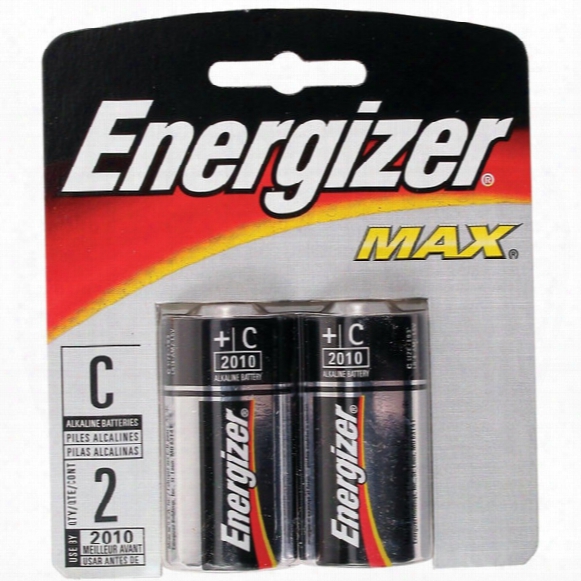 Max Alkaline Batteries C - 2 Pack