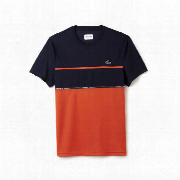 Tennis Colorblock Technical Piqu␰ T-shirt â€␜ Mens