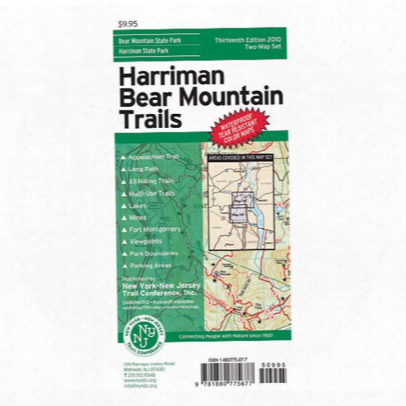 Harriman-bear Mountain Trails Map