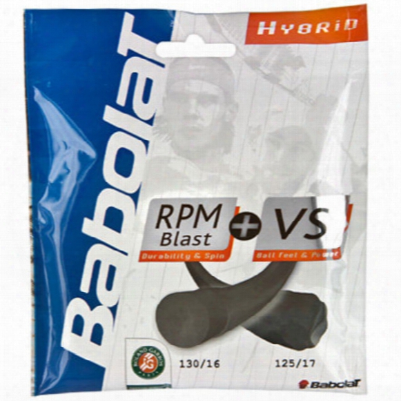 Babolat Rpm Blast + Vs Tennis String
