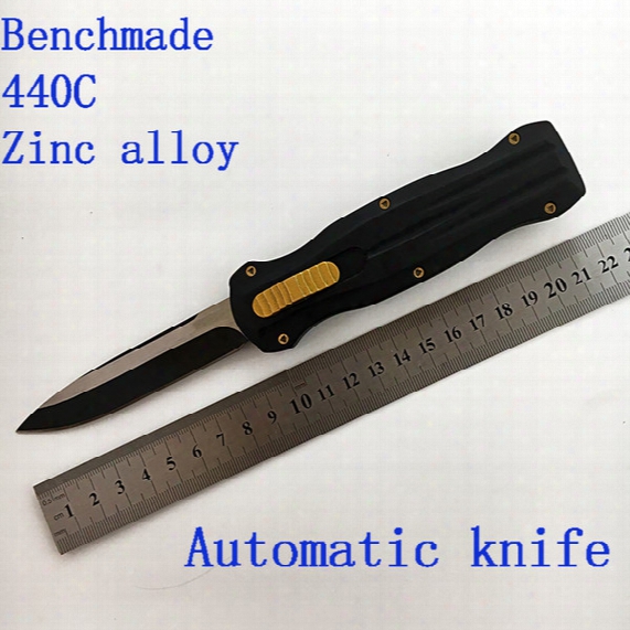 Benchmade Multi-functional High Hardness Spring Outdoor Knife Model 440 C Portable Tactical Otf  Automatic Knife 1pcs Free Shippin