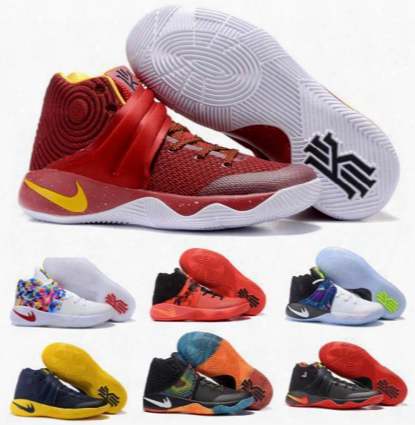 Cheap Kyrie 2 Basketball Shoes Men Women Orange Crossover Huarache Cavs Kyrie Irving 2s Ii Basketball Sports Shoes Replicas Sneakers Size 5.