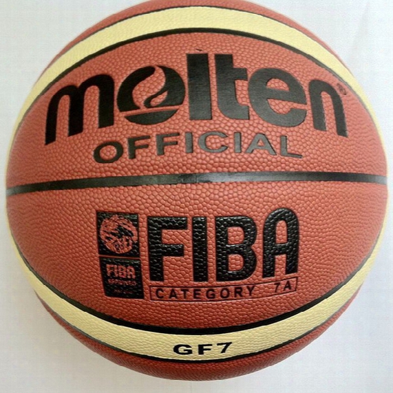 Free Shipping Offical Molten Basketball Gf7 Size 7 Pu Basketball Ball Indoor Sports Training Ballon Wholesale