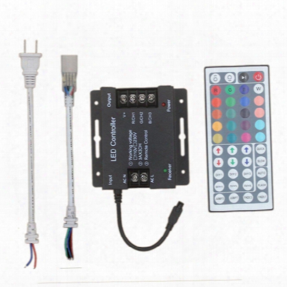 110v 220v Ac 44keys Ir Remote Controller 900w For High Voltage Rgb Led Strip By Dhl