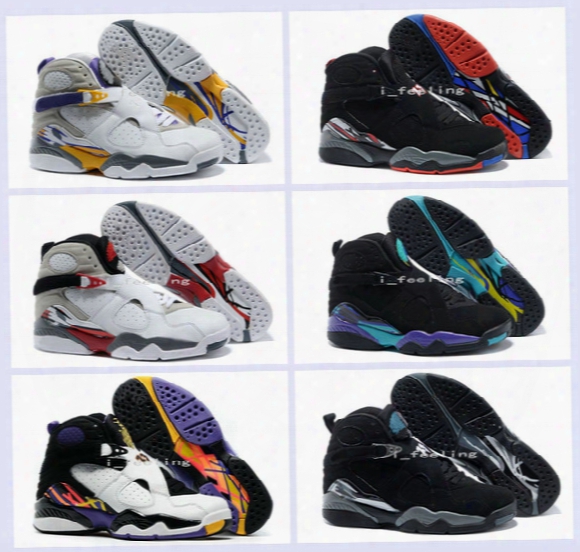 2016 New Air Retro 8 Viii Men Women Basketball Shoes Many Colors Zapatos Homme Replicas Retro 8s Sports Sneakers Bugs Bunny Playoffs