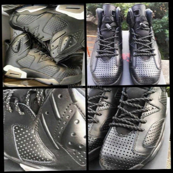 2016 New Mens Air Dan Retro 6 Xi Basketball Shoes For Men Low Black Athletic Sport Shoes Retros 6s Retro Sneakers Eur 40-46 With Box