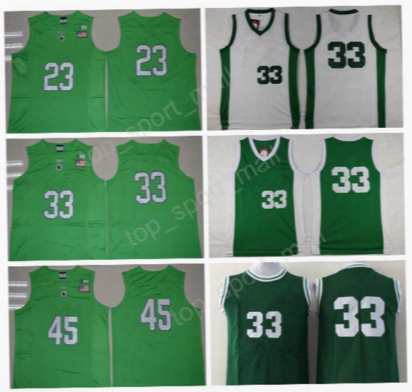 2017 College Throwback Michigan State Spartans Jerseys Basketball 33 Magic Johnson 45 Denzel Valentine 23 Draymond Green With Player Name
