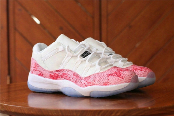 2017 New Retro 11 Xi Pink Snakeskins Women Basketball Shoes High Quality Air Retro 11s Low Grade School Youth Ladies Athletics Sneakers