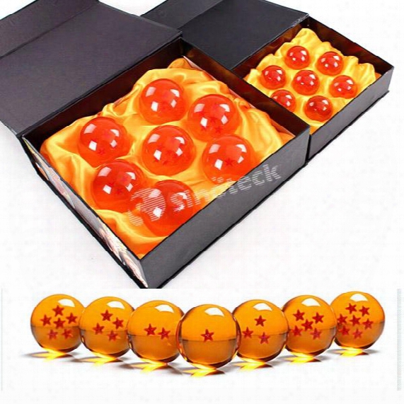 4cm In Distance Through The Centre  Dragon Ball New In Box Drag Onball 7 Stars Z Crystal Balls Set Of 7 Pcs With Regail Box Animation Free Dhl Ups Factory Direct