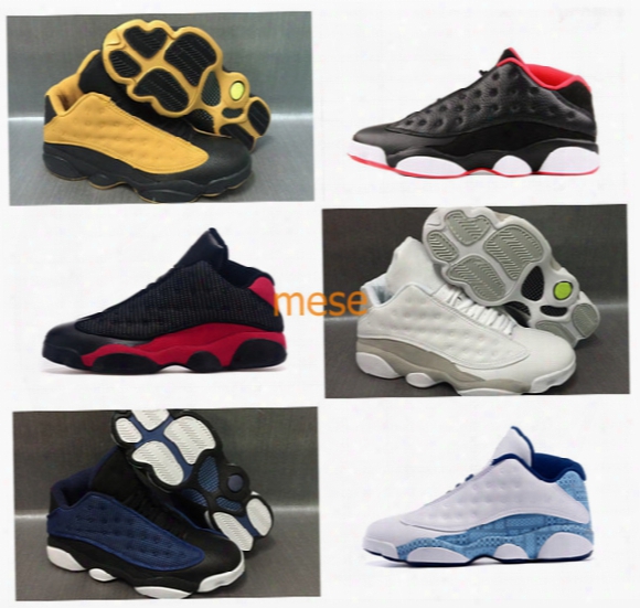 Cheap Price Retro 13 Xiii Low Basketball Shoes Mens Trainers 13s Bred Brave Blue Chutney White Sneakers For Men Designer Retro 13&#039;s