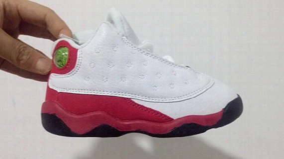 Hot Sell Retro 13 Baby Small Kids Basketball Shoes White Red Black 13s Infant Sports Sneaker Boy And Girl Children Athletic Footwear