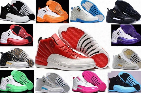 Wholesale High Quality 12 Xii 12s Basketball Shoes Men Women 12s Flu Game French Blue 12s The Master Gym Red Taxi Playoffs Shoes 4-5-7-9-11