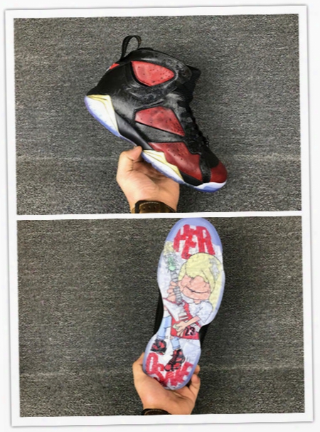 Wholesale New Arrival Retro 7 Vii Doernbecher Db Men Basketball Shoes 7db Damien Sports Sneakers Top Quality With Box Size 8-13