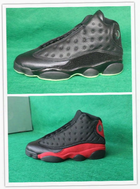Wholesale Top Quality Air Retro 13 Xiii Bred Black Red Altitude Green Men Basketball Shoes Sports Sneakers Trainers Size 7-13