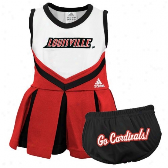 Adidas Louisville Cardinals Red Preschool 2-piece Cheerleader Dress