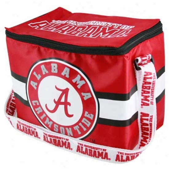 Alabama Crimson Tide Crimson Insulated Lunch Bag