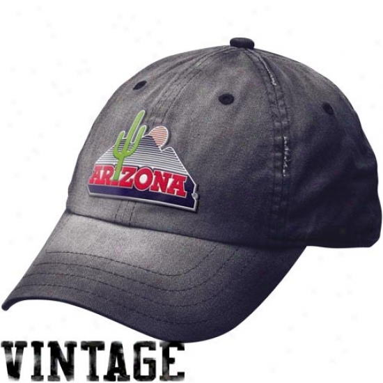 Arizona Wildctas Commodities: Nike Arizona Wildcats Ladies Navy Azure Vault Vintage Adjustable Hat